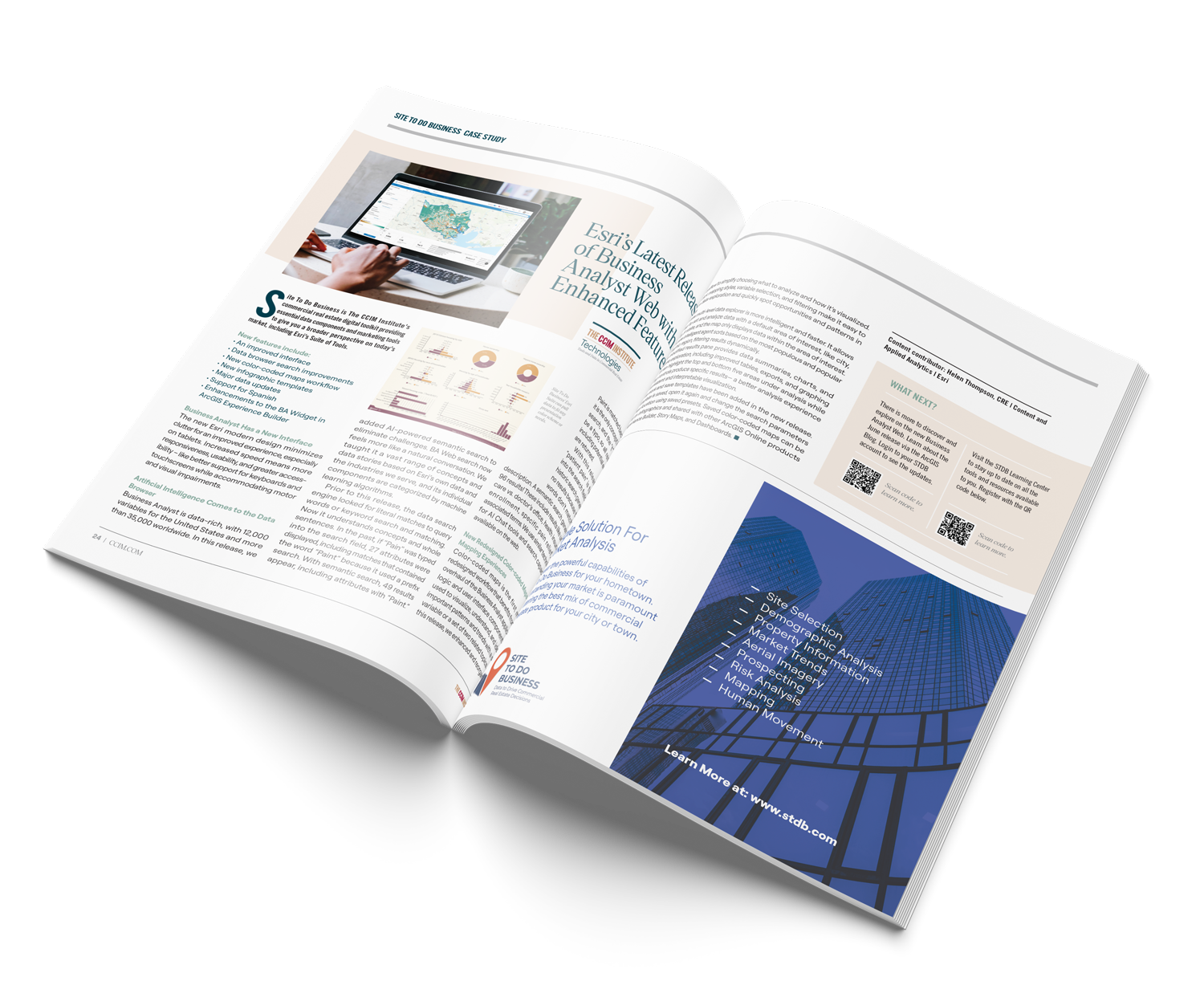 Please note A clear sponsored content disclaimer will run across the spread. Commercial